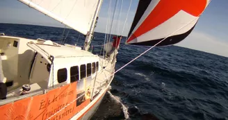 Sortie au coucher du soleil en voilier - Nomade Voile Sortie au coucher du soleil en voilier - Nomade Voile