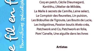 Salon des arts textiles - Le Fil en Fête